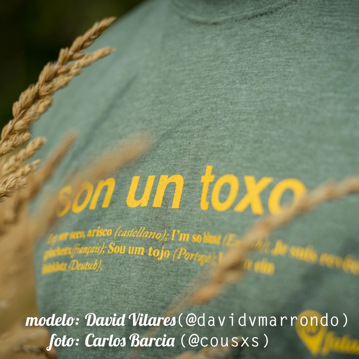 camiseta son un toxo verde