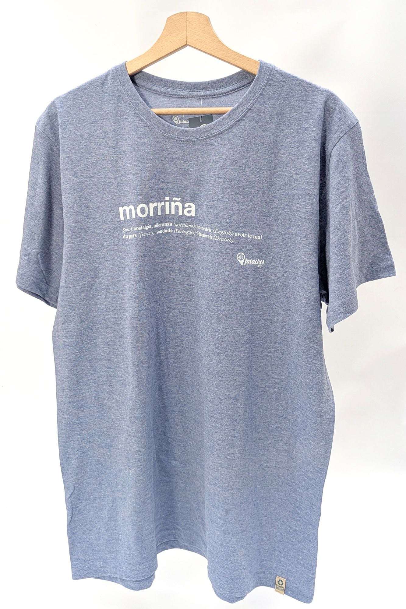 foto camiseta morriña azul