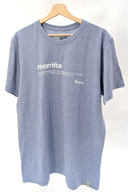 foto camiseta morriña azul