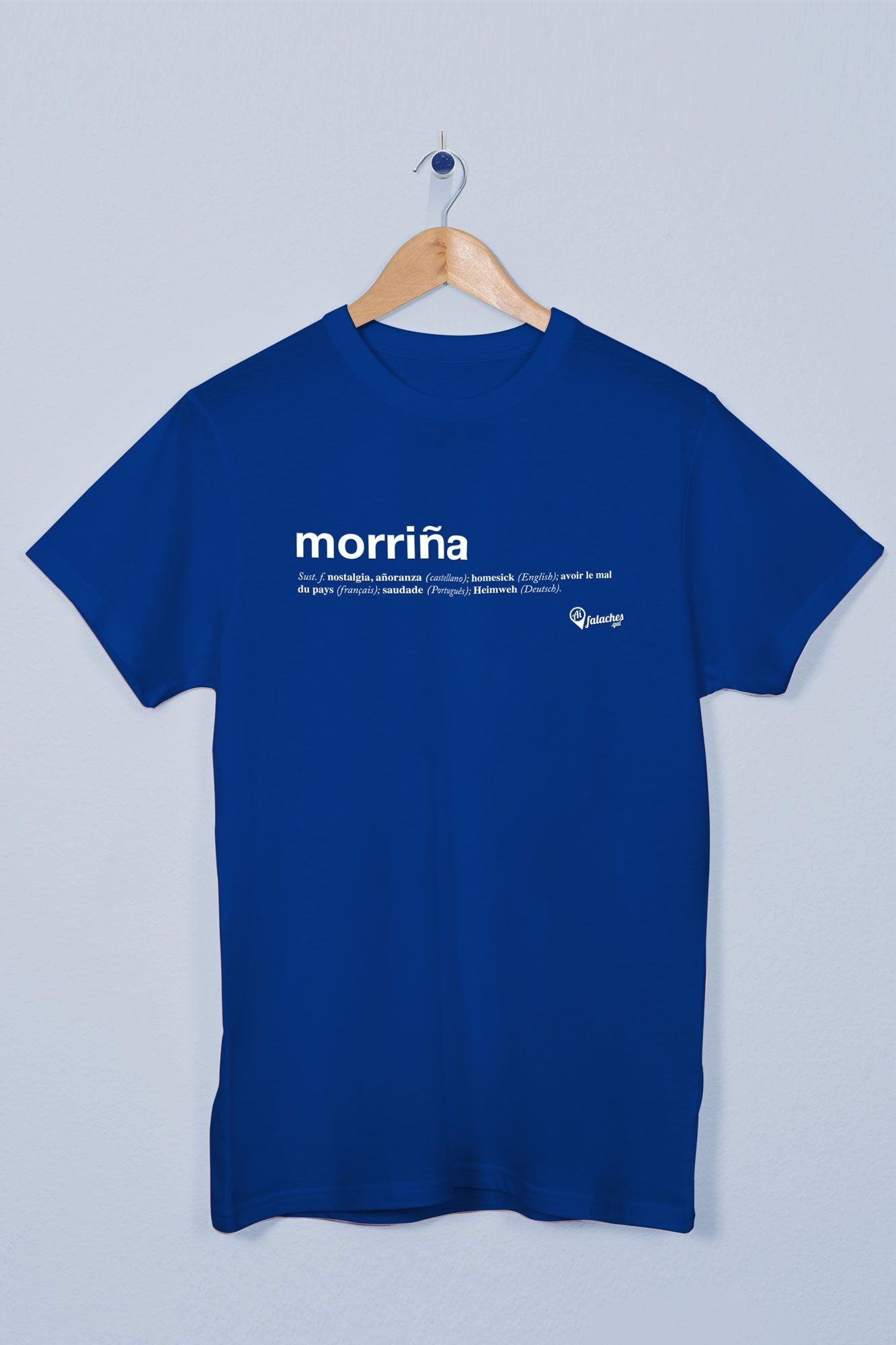 MORRIÑA camiseta azul royal