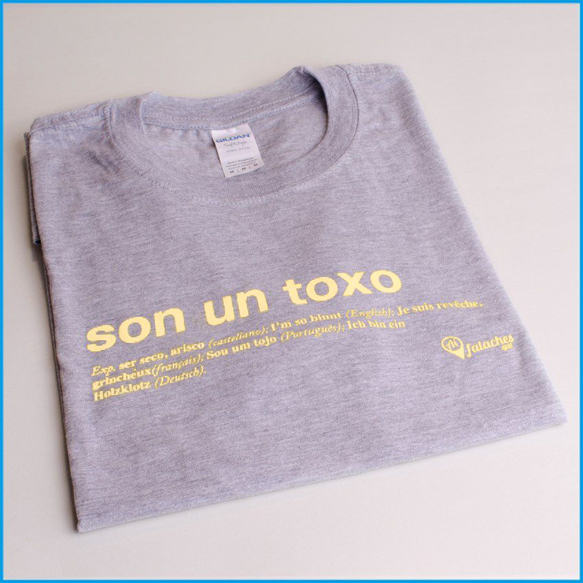 camiseta son un toxo crema