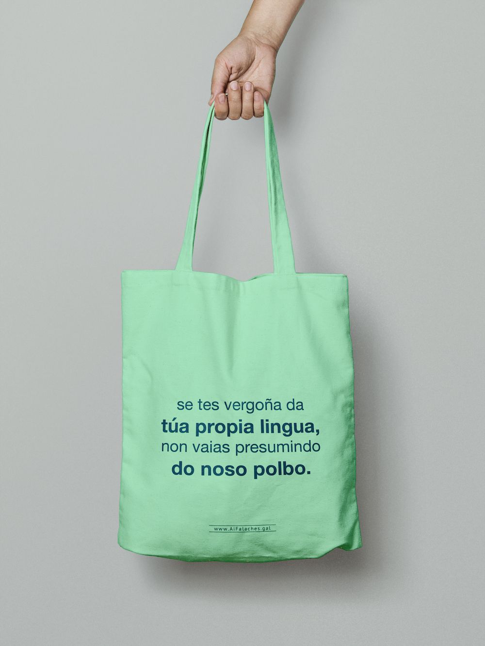 bolsa Polbo cor menta