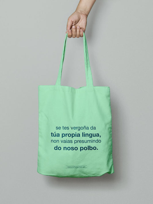 bolsa Polbo cor menta